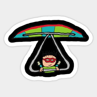 Hang Gliding Sticker